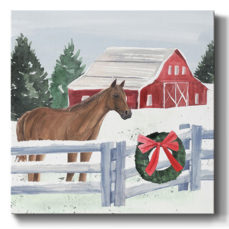 Ferme de Noël I, H 16 po x l 16 po x P 1,5 po