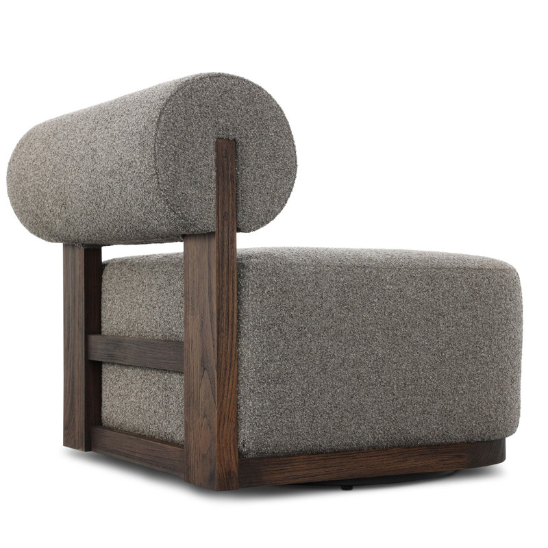 Armington Malta Outdoor Swivel Chair, Lera Fawn, Washed Brown