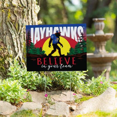 University of Kansas Yard Sign, Bigfoot