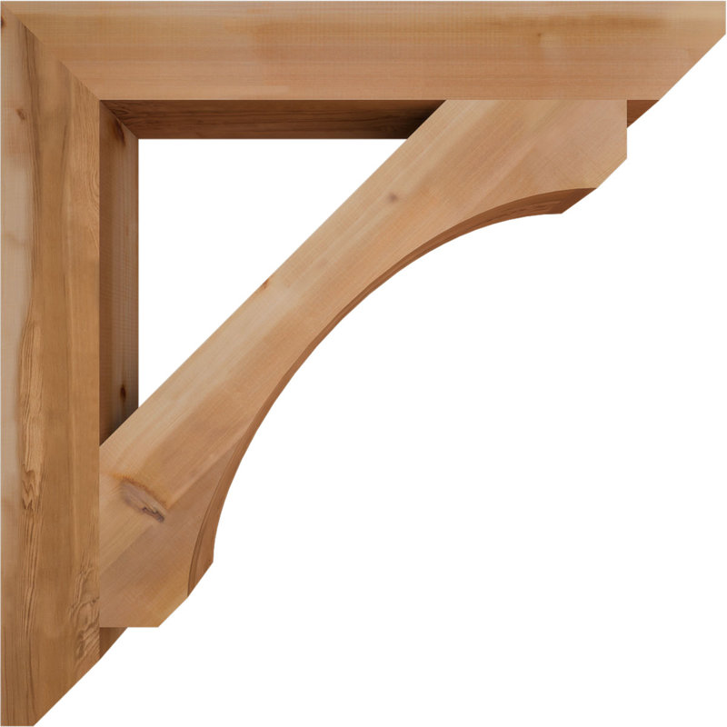 Support lisse à lattes Legacy, Cèdre rouge, H 44 po x l 6 po x P 44 po
