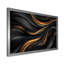 Quantum noir et feuilles dorées III - Fractale abstraite, art mural, salon-1898440067-1898440064-1898440077