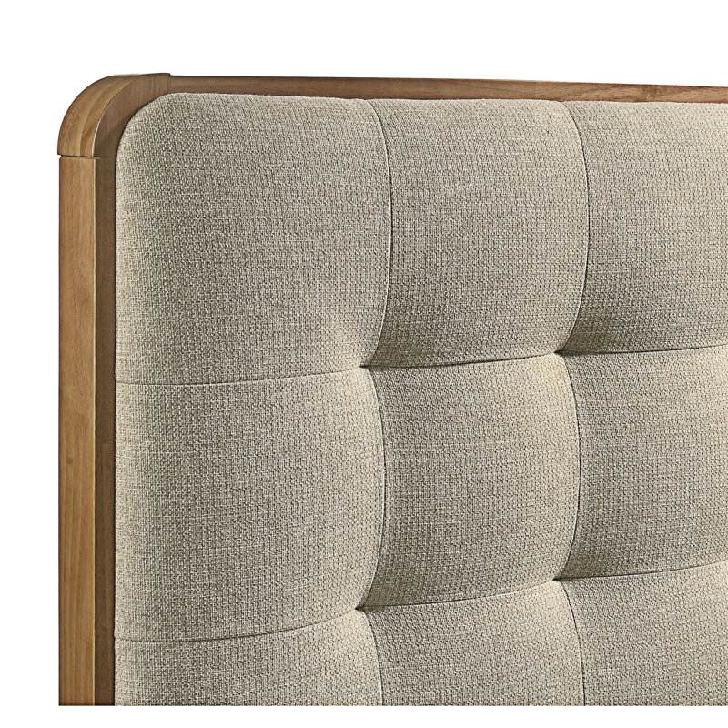 Lit plateforme tapissier, Lit simple