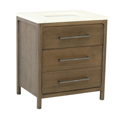 Freestanding Standard With Solid Wood Top