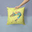Housse et insert de coussin d'extérieur carré de crevette-15425376