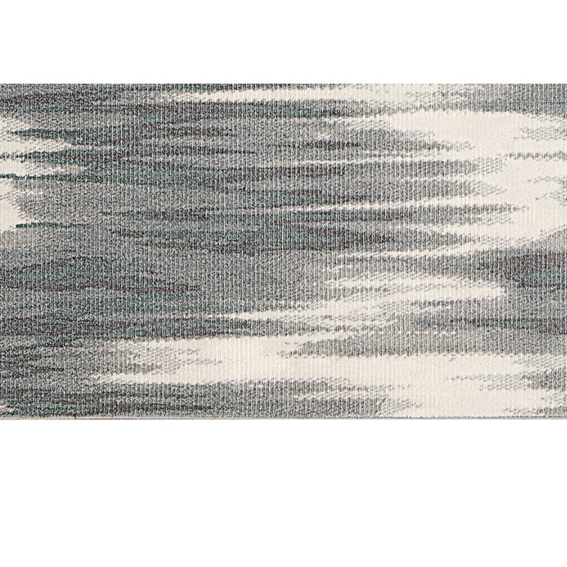 Abstract Wool Area Rug, Rectangle 168 x 244cm