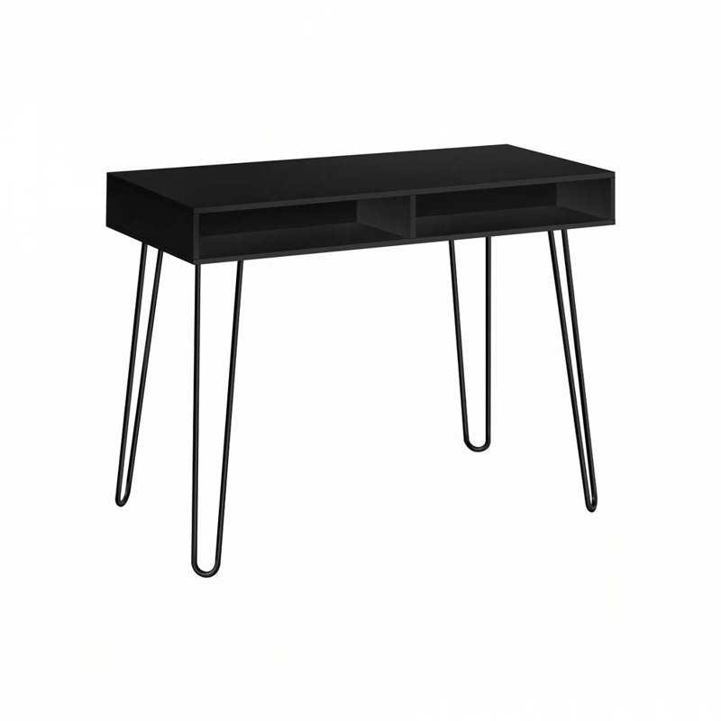 Bureau d'ordinateur personnel, Noir / Noir
