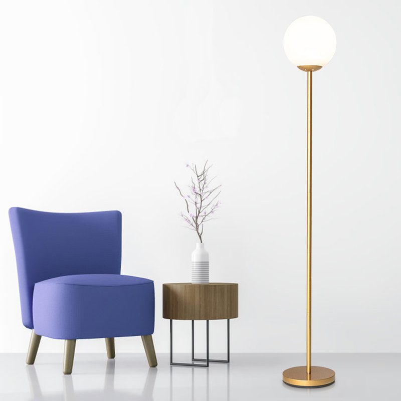 Telesphoros 65'' Gold Traditional Floor Lamp