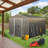 8x10ft Outdoor Metal Storage Shed with metal foundation Gray-118170309-118170310