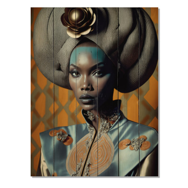 Red Barrel Studio® Beautiful Contemporary African Retro Woman - African ...