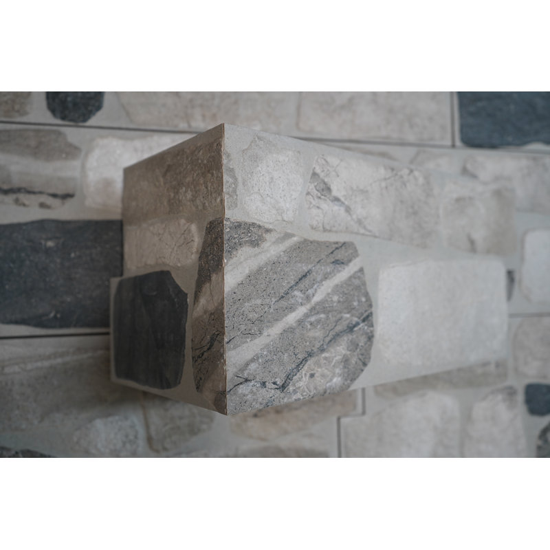Carrelage carré en pierre 6 po x 24 po