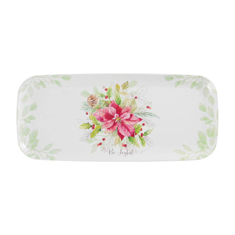 2-Piece Joyful Holiday 15" Tray