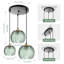 Annell 3 - Light Green Cluster Pendant