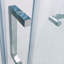 Porte de douche coulissante simple semi-cadre, 56-60 /