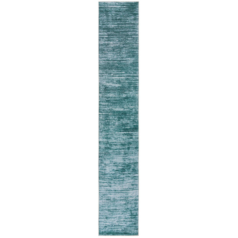Ikhasa Chenille Abstract Indoor Rug, Runner 2'6" x 14'