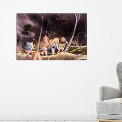 Hokusai - Wrapped Canvas Painting