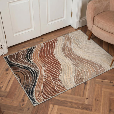 Tapis 9 x 12 pour la chambre à coucher du salon, tapis moderne lavable à la machine, grand tapis doux à poils courts avec envers antidérapant pour la salle à manger, sable caramel