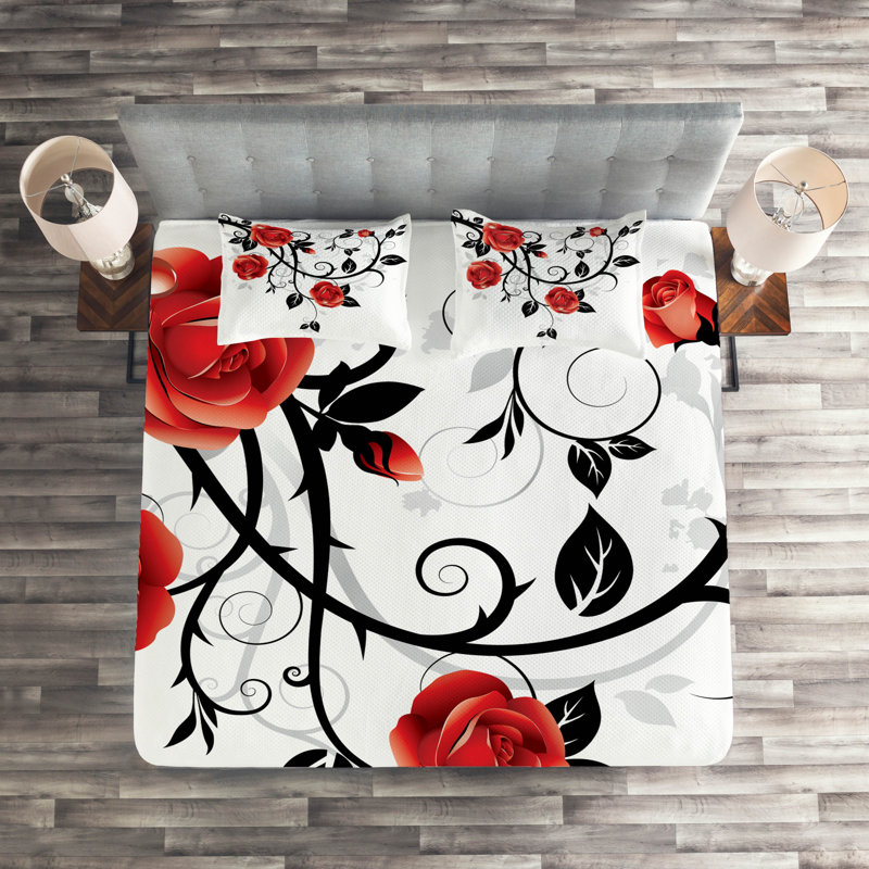 Traditional Floral Coverlet