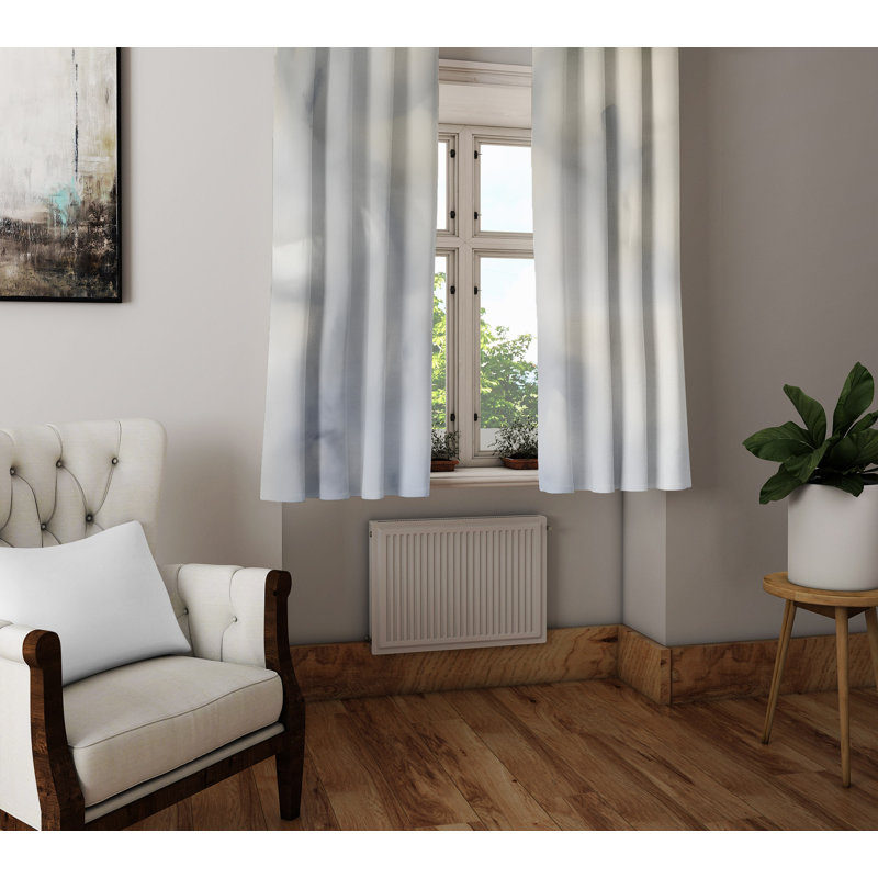 Rideau en polyester Gyeong, L 20 po x L 82 po