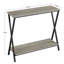 105cm Solid Wood Top Console Table