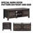 Farmhouse 48" Coffee Table with Sliding Barn Door and Adjustable Shelf-10718982