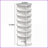 7-Tier 360° Rotating Shoe Rack, Free Standing 28-Pair Organizer White | Modern | Primary Living Space