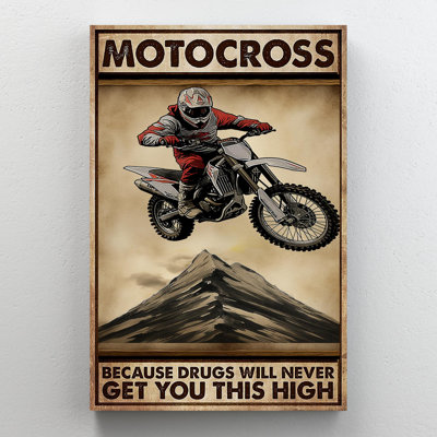 «Kristmar Motocross», impression sur toile