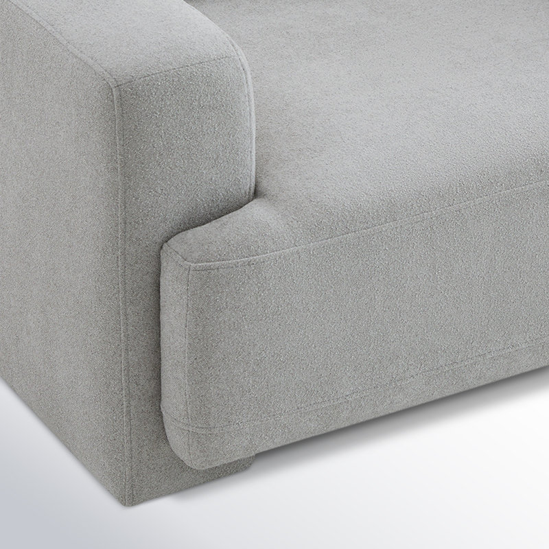 Fauteuil surdimensionné rembourré 42 po Ives, Elite Dove Performance