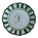 Allegro Salad/Dessert Plate, Green Tree