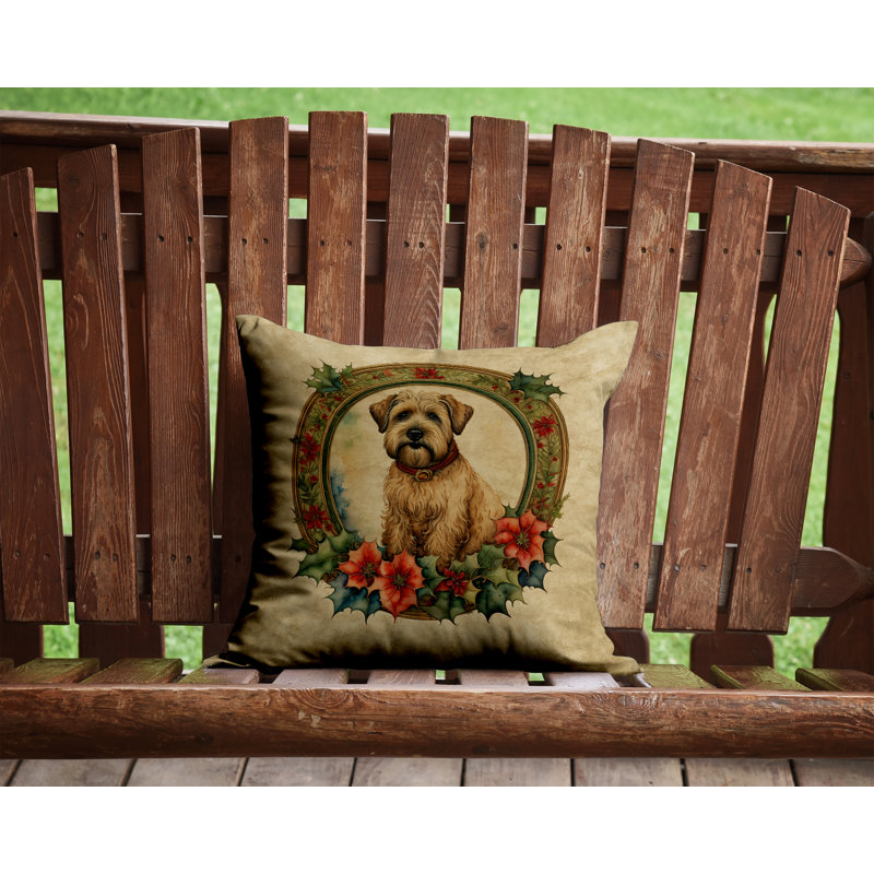 Coussin Christmas, 14 po x 14 po, Carré