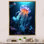 Jellyfish Luminescent Beauty I - Jellyfish Wall Art