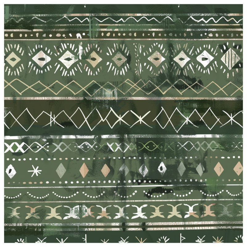 Tribal Geometric Patterns Blankets, 50in W x 60in H