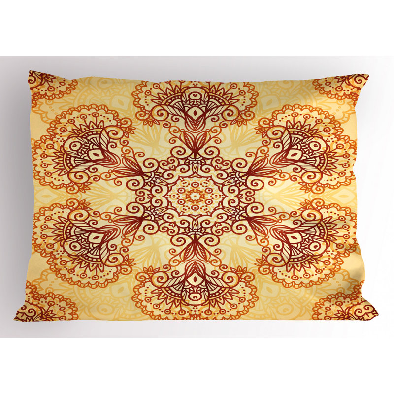Manly Polyester Floral Sham Set, Twin