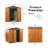 6 Ft. W X 6 Ft. D Metal Storage Shed Appealing Horizontal Siding  In Woodgrain With Coffee Trim To Complement