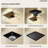 3.9" Square Shower Drain-111047303