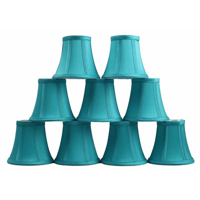 Abat-jour de candélabre en soie / shantung cloche 5 po (à pince)