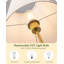 158cm Traditional Floor Lamp with Linen Lampshade (Bulb Included)-793538509