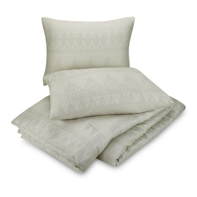 Woven Jacquard 3 Piece Duvet Cover Set