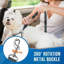 Double ceinture de sécurité pour chien avec dispositif de retenue réglable pour animaux