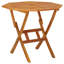 Trafton 4 - Person Acacia Patio Dining Set with