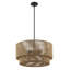 Luminaire suspendu tambour en corde naturelle à 6 lumières Eco - Milos - l 24 po x H 12,5 po-982055534