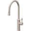 Davoli Pull-Down Kitchen Faucet with Button Sprayer - High Arc Spout-1485110148