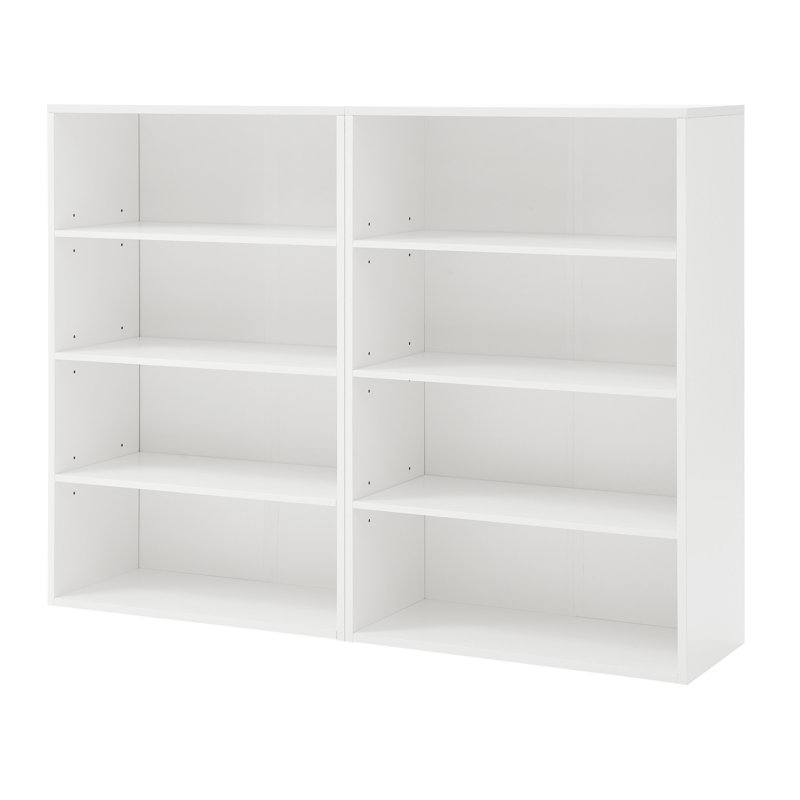 8 - Layer Bookcase For Cd , Multifunctional Bedroom, Adjustable Shelf Height, Detachable Design, Construction, 25 Lbs Load Bearing Media Storage Unit, Double Cube Shelving, Detachable,
