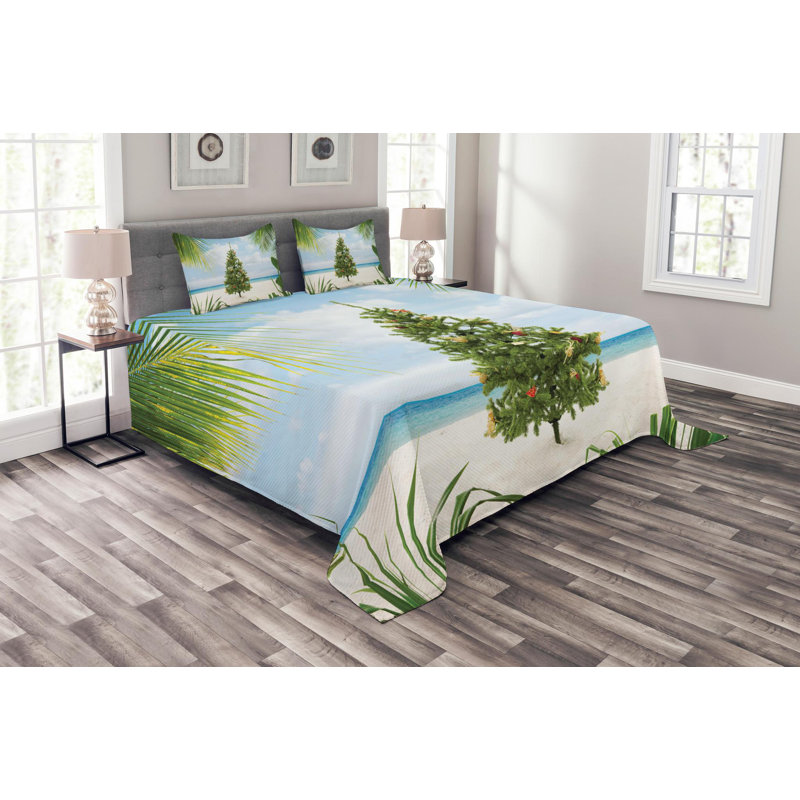 Traditional Polyester Coverlet, Queen Coverlet + 2 Shams
