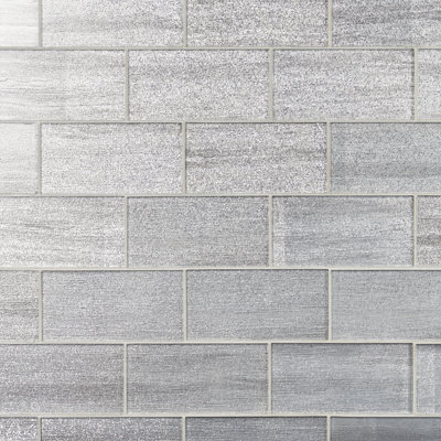 Vitton 4.37 in. x 8.74 in. Polished Glass Subway Wall Tile (5.3 Sq. Ft. / Case)