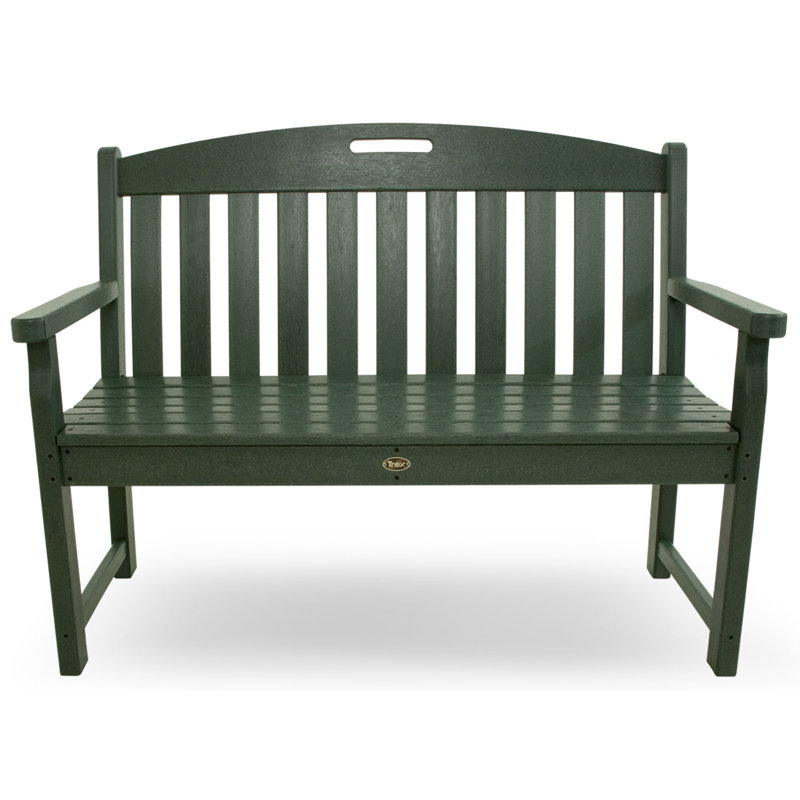 Banc club POLYWOOD, H 36 po x l 48 po x P 24,5 po, Vert foncé