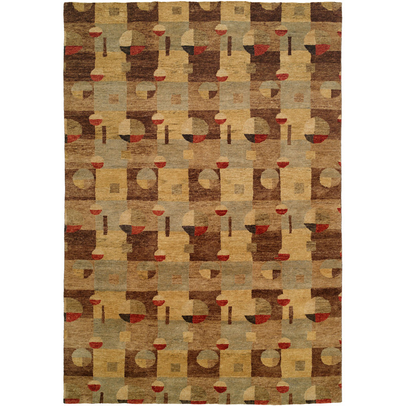 Wool Geometric Indoor Rug, Runner 2'6" x 10'