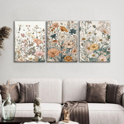 3 Piece Wrapped Canvas Print