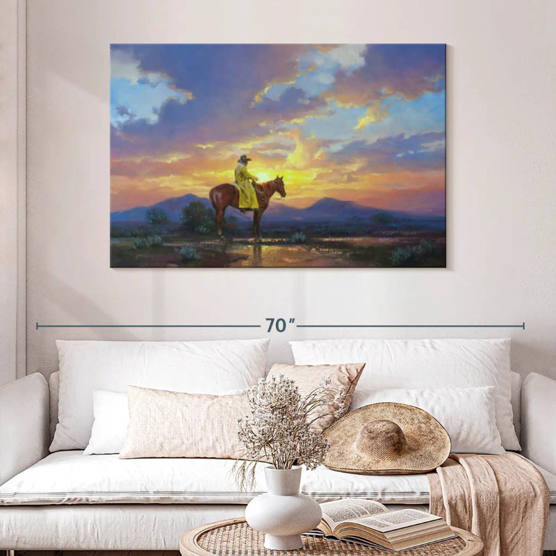 Lelar Sun Burn, 32" H x 48" W