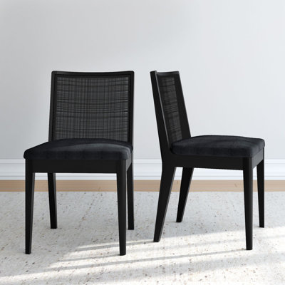 Elio Solid wood Rattan Chair