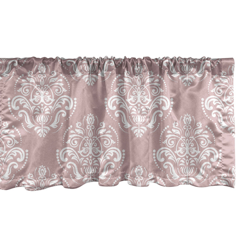 Ensemble de 2 cantonnières florales Ambesonne, L 54 po x L 12 po